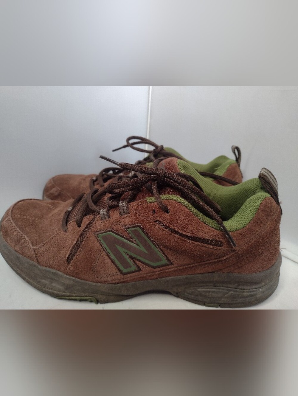 New Balance 608 v3 Men’s Size 9.5 D Brown Green Suede Leather B10